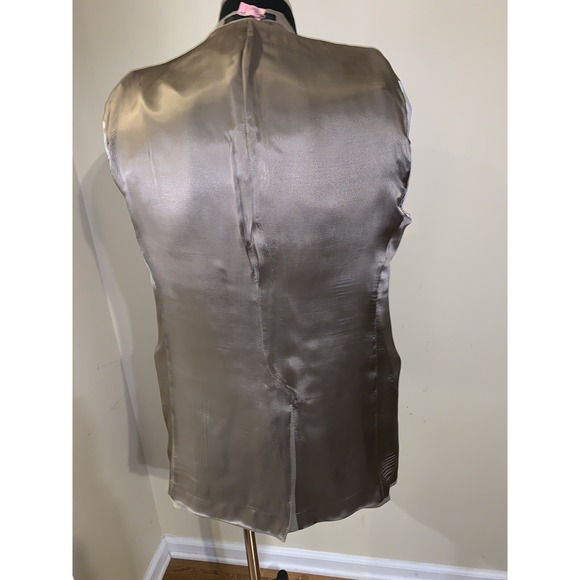 Marks & Spencer Men's Wheat Color Two Button Blazer Jacket 42 M - Picture 9 of 11